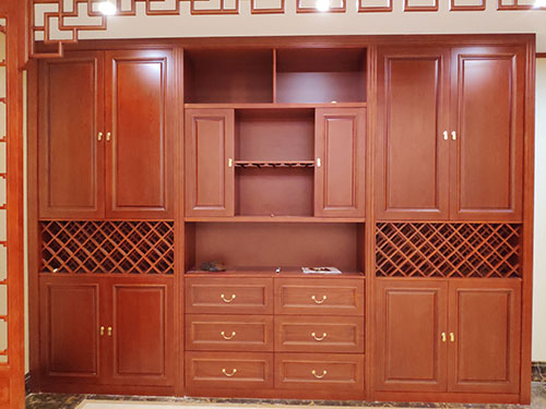 江北中式家居装修之中式酒柜装修效果图